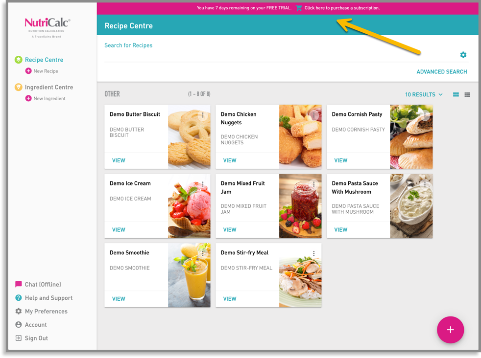 A screenshot of a recipe

Description automatically generated