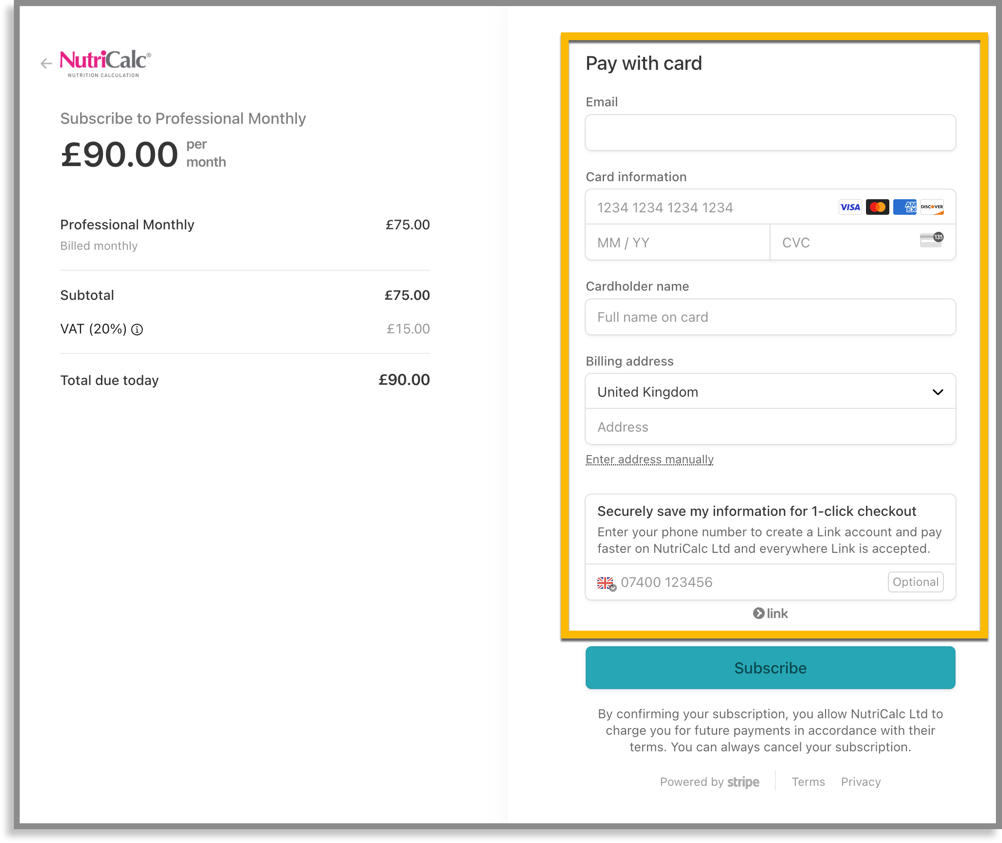 A screenshot of a credit card

Description automatically generated